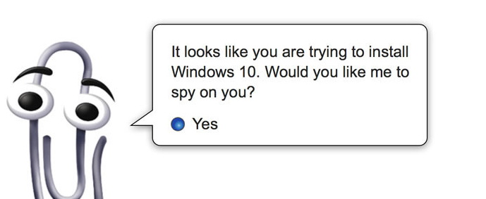 Windows 10 spies on you by default